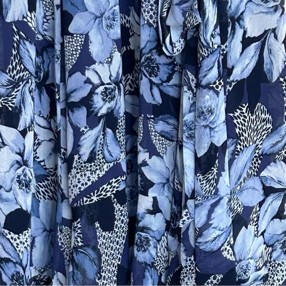 Lane Bryant Women’s Plus 26 Black White Print Dress Work Career Casual Party - Picture 3 of 5